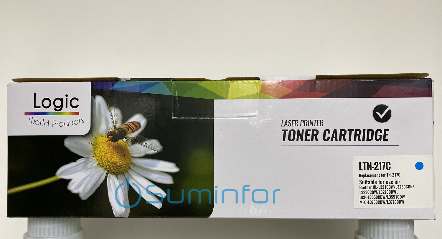 Ripley - TONER ALTERNATIVO MARCA LOGIC LBTN217 COLOR CYAN COMPATIBLE TN-217  / TN 213