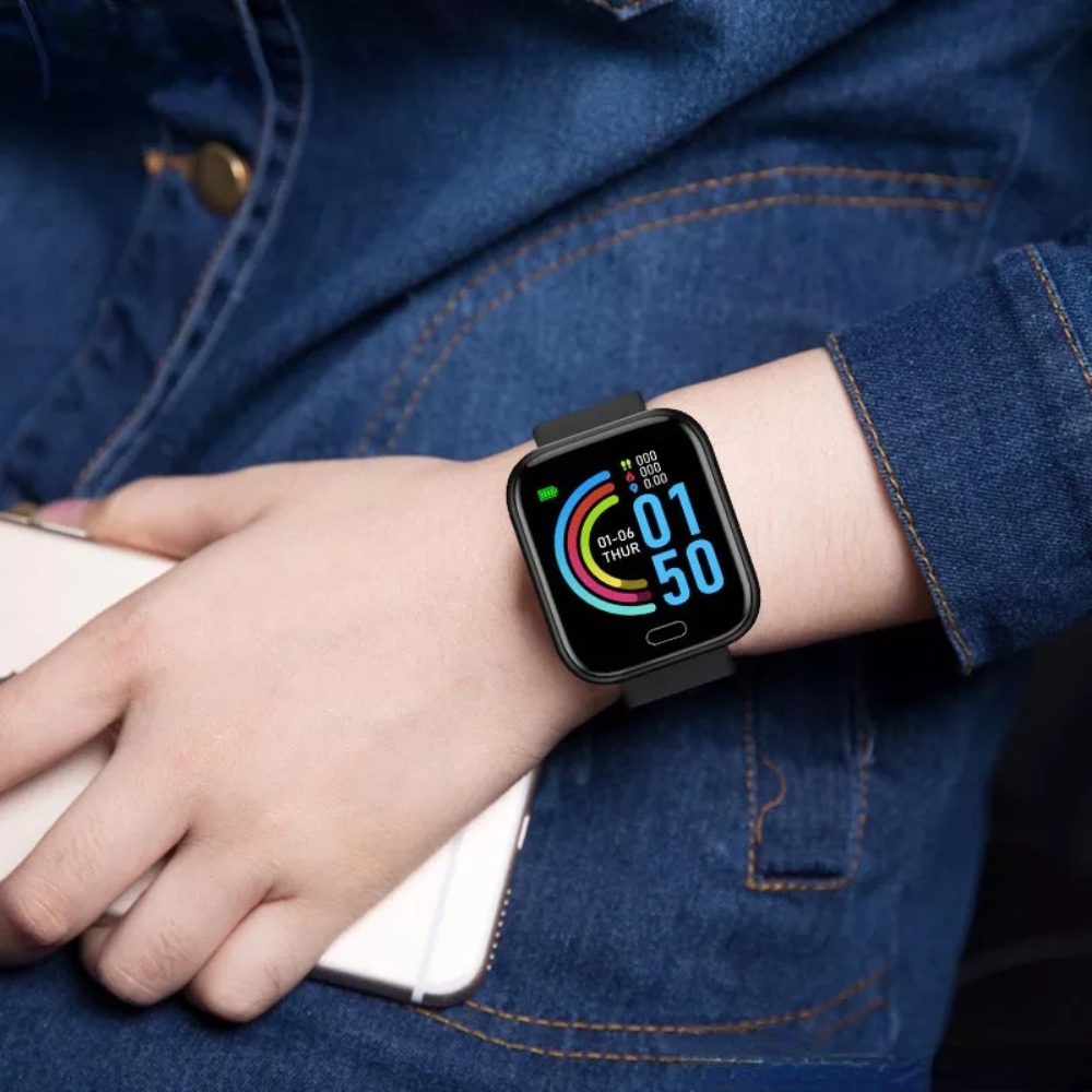 smartwatch d20 pro pantalla tactil negro