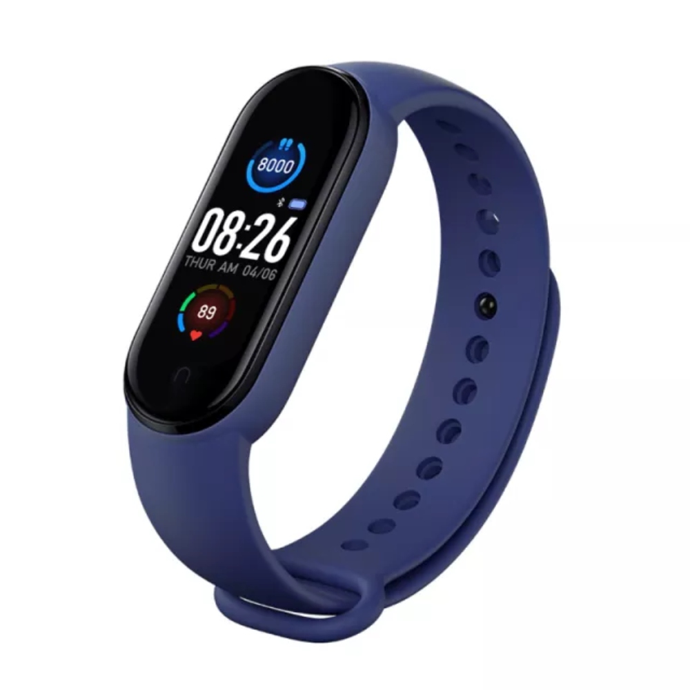 Ripley - RELOJ PULSERA INTELIGENTE SMART BAND M5 AZUL