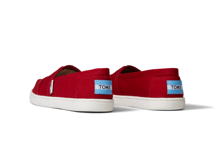 Mens Red Alpargata Canvas Shoe | TOMS | TOMS