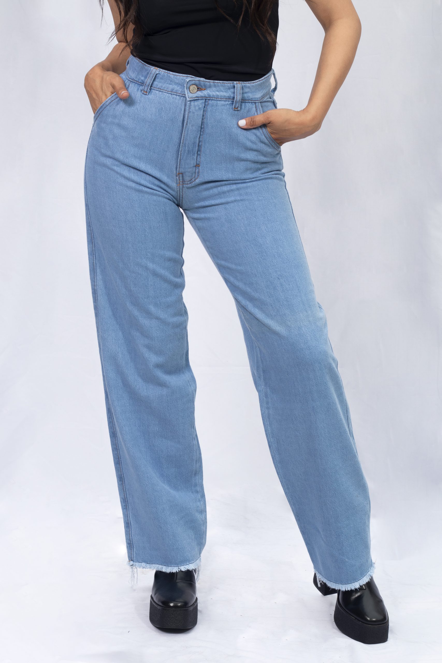 JEAN KAYRA POBLET PARA MUJER WIDE LEG