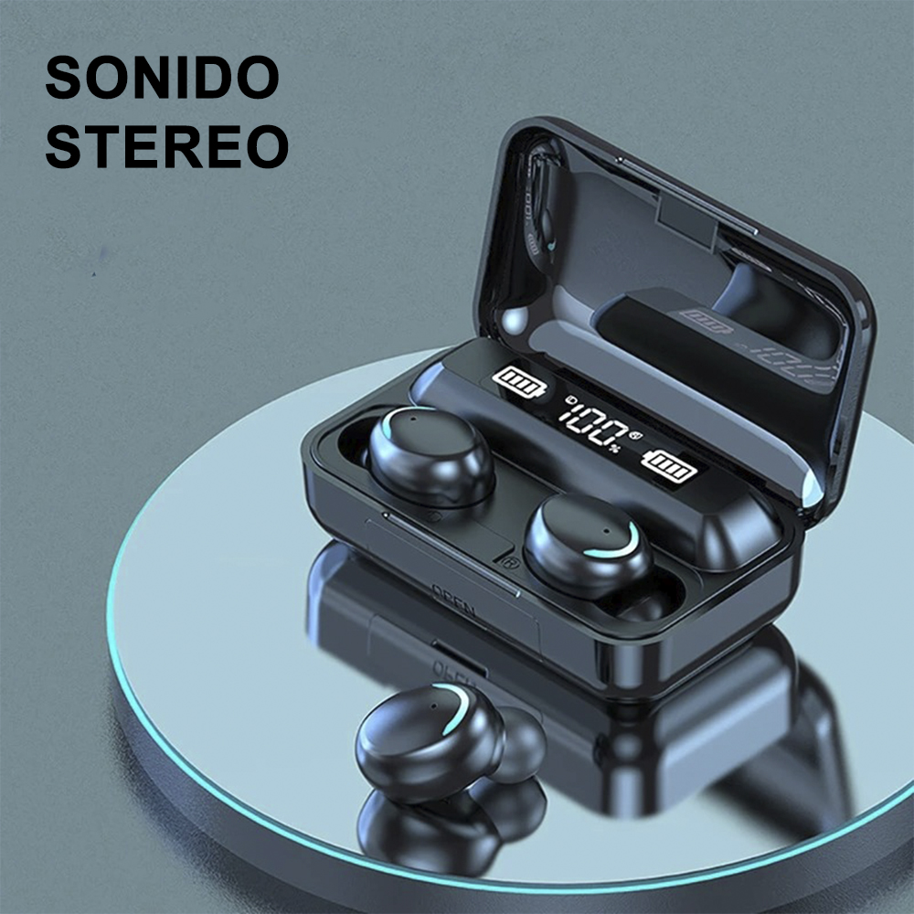 Audífonos Bluetooth Earbuds F9-tws-5C - Tecno Tienda Santiago
