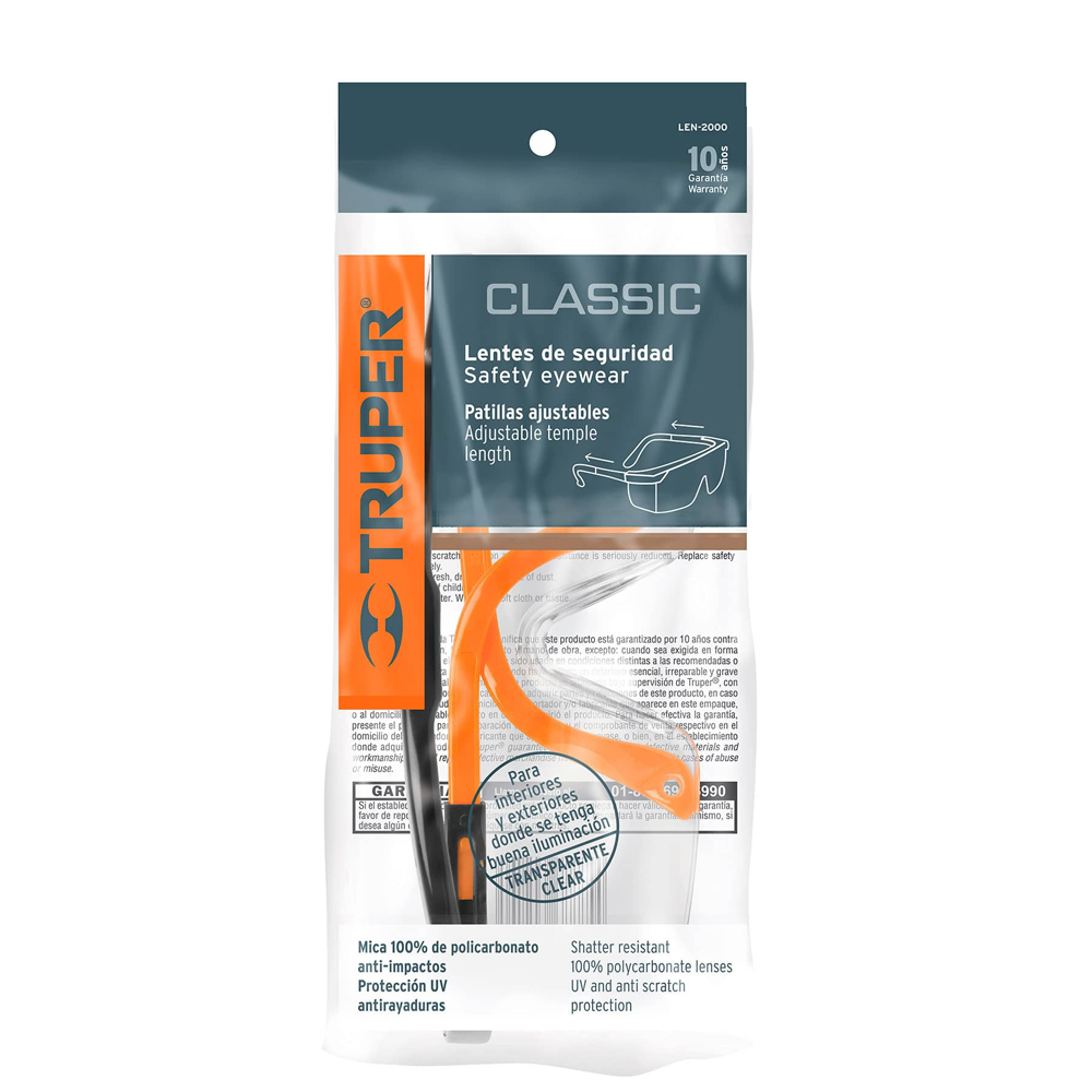 Ripley - LENTE SEGURIDAD AJUSTABLE TRANSPORTABLE TRUPER 14284