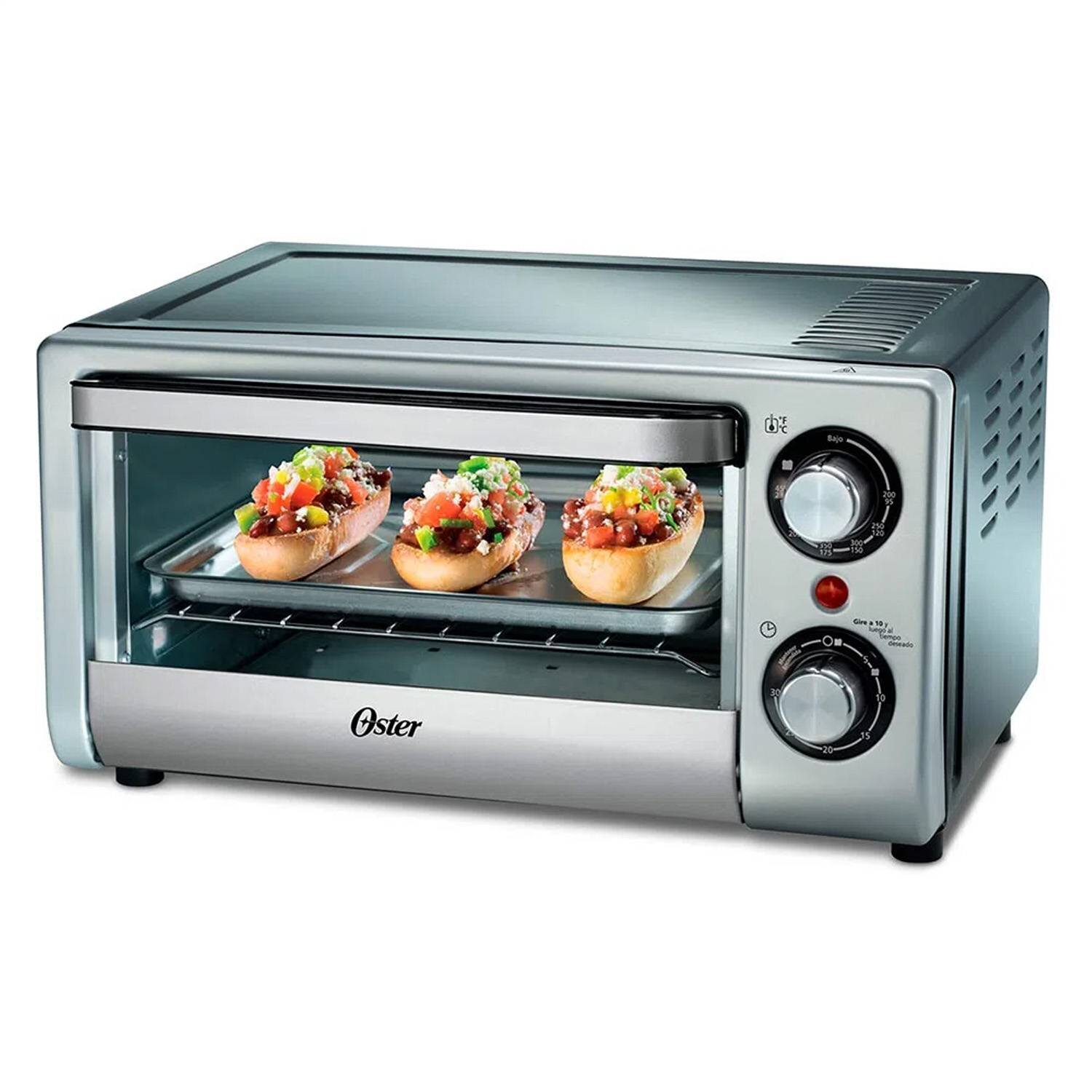 Ripley - OSTER HORNO TOSTADOR 10 LITROS TSSTTV10LTB SILVER