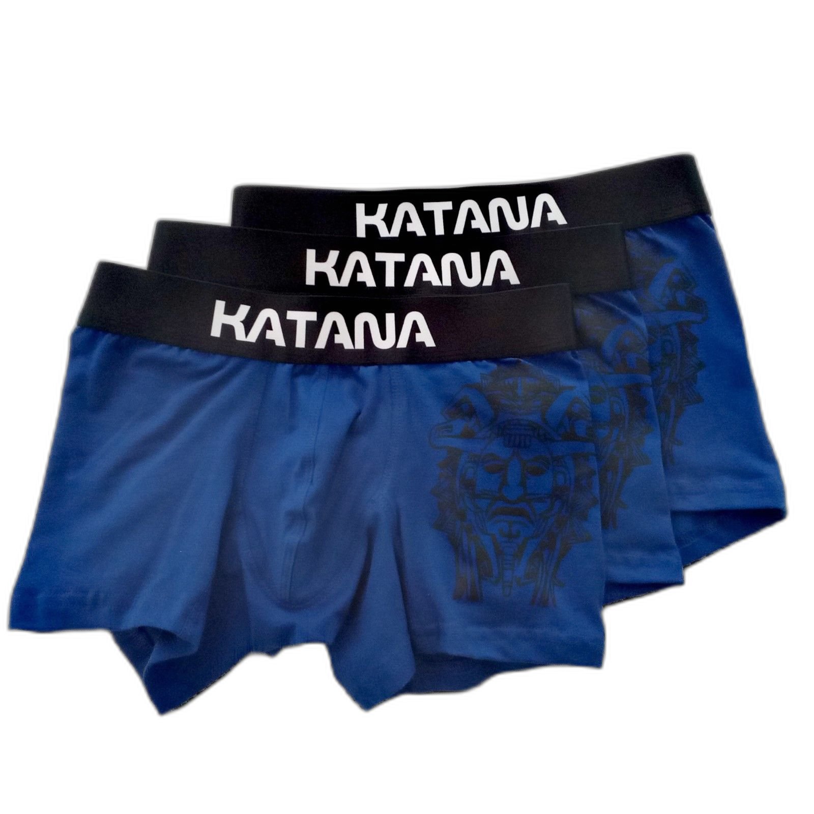 Ripley - ROPA INTERIOR HOMBRE KATANA BOXER PACK X 3 AZUL