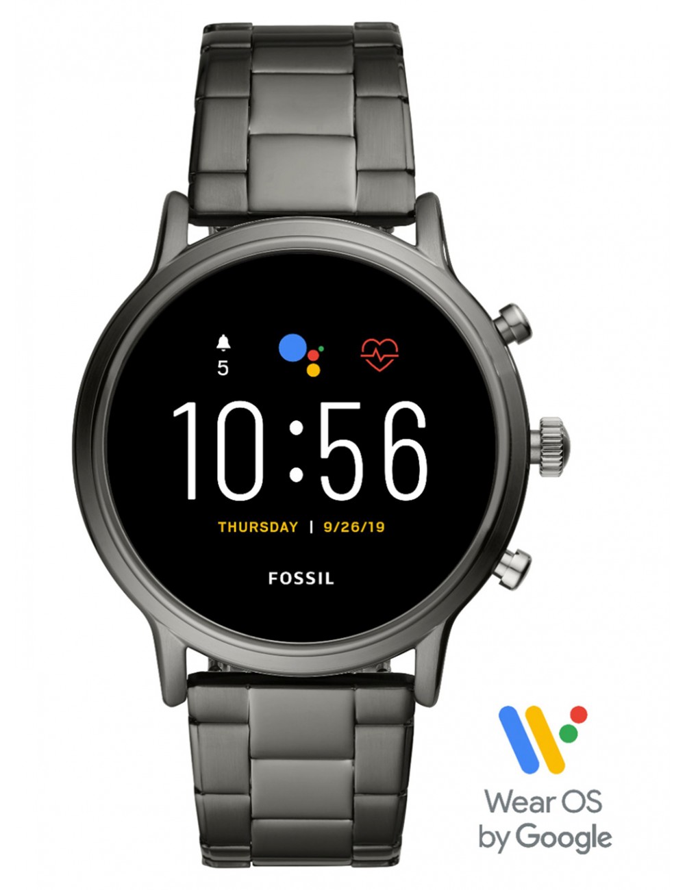 Ripley - SMARTWATCH FOSSIL GEN 5 ACERO INOXIDABLE GRIS 44 MM