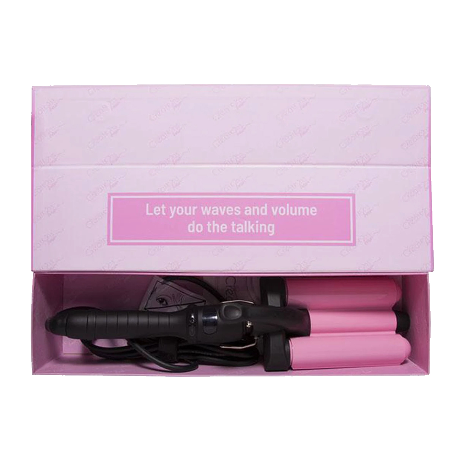 Ripley - ONDULADOR PARA CABELLO TRIPLE 'WAVER WAND' ROSA BEAUTY CREATIONS