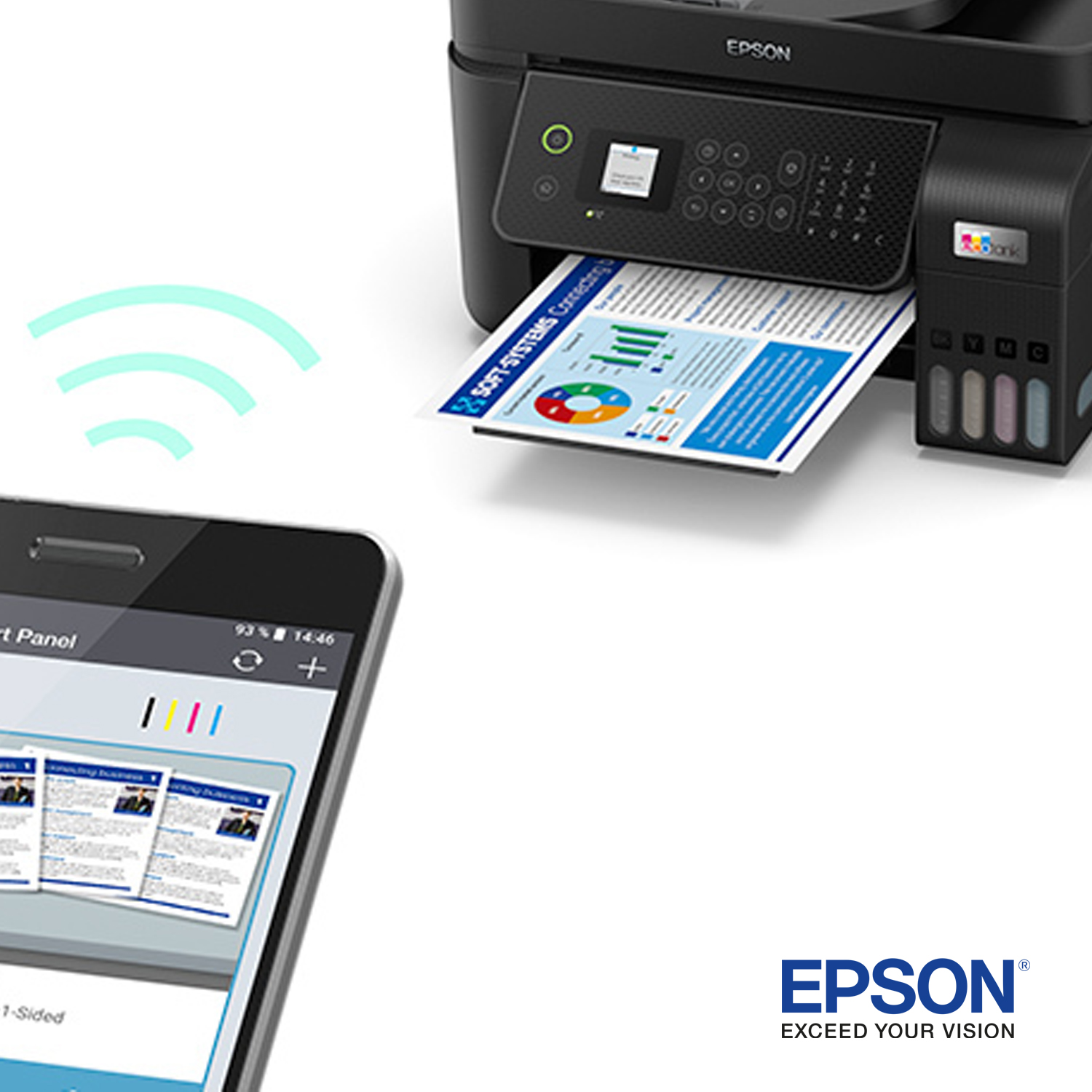 Ripley - EPSON IMPRESORA MULTIFUNCIONAL ECOTANK L5290 CON WI-FI