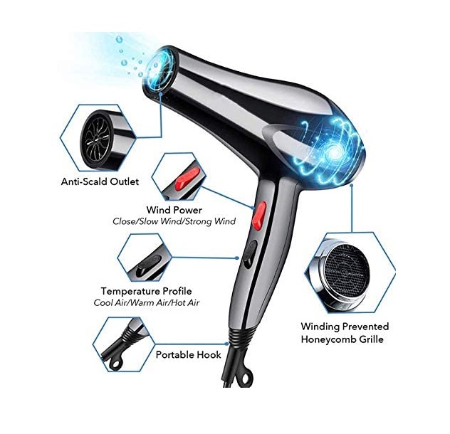 Ripley - SECADORA PARA CABELLO LEXT LE 9527 POTENCIA 5000W