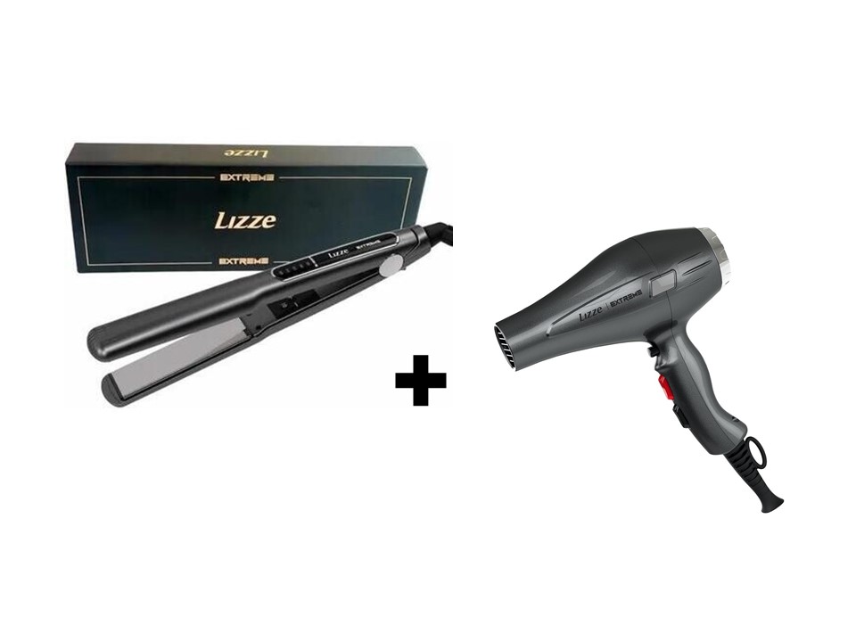 Ripley - KIT SECADORA DE CABELLO + PLANCHA DE CABELLO LIZZE EXTREME