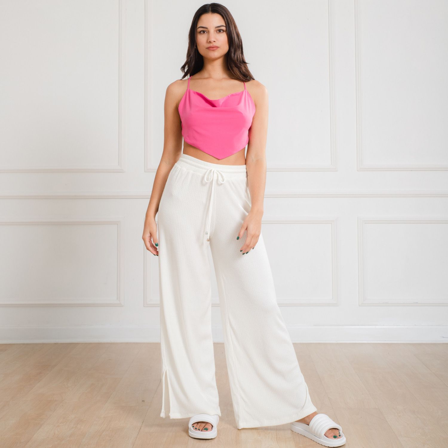 Pantalón Palazzo Onix Guinda