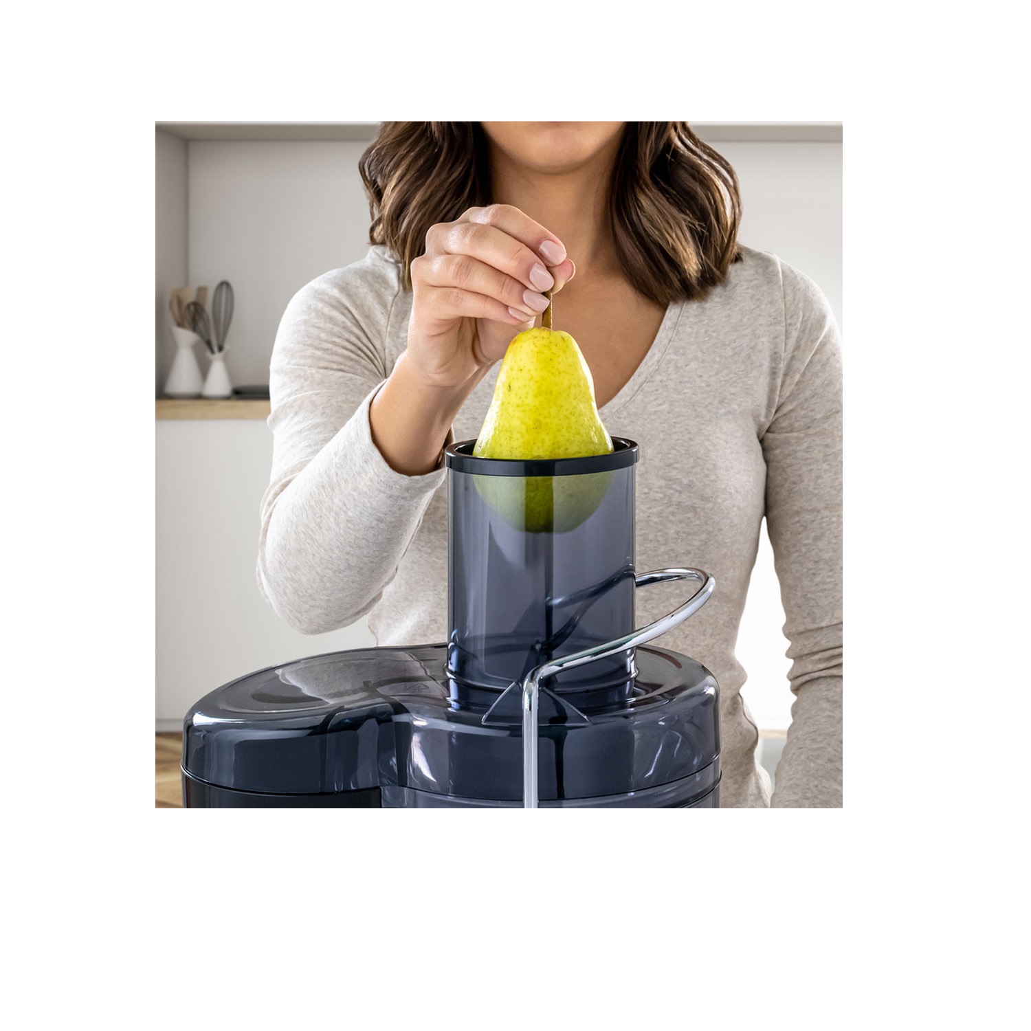 Ripley - EXTRACTOR DE JUGOS OSTER BOCA ANCHA COLOR ACERO