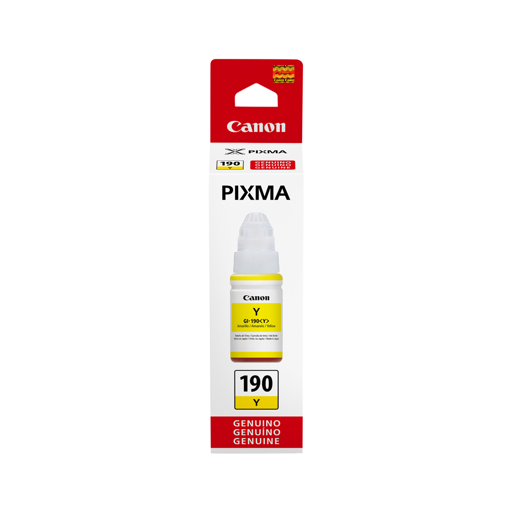 Ripley - TINTA CANON AMARILLA GI-190Y 70 ML