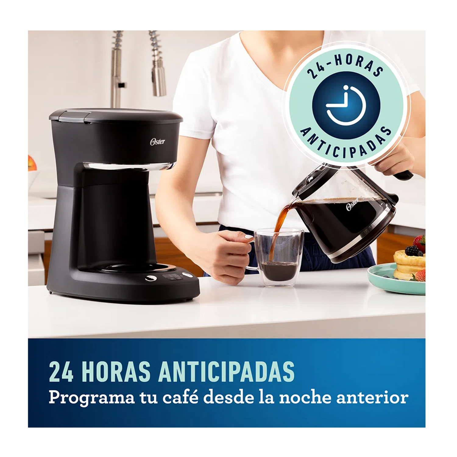 Ripley - CAFETERA OSTER PROGRAMABLE 12 TAZAS RELOJ DIGITAL