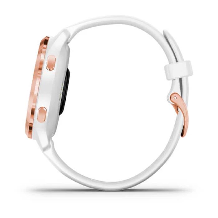 Garmin Lily Sport Reloj Smartwatch Blanco/Dorado con Correa Blanca |  PcComponentes.com