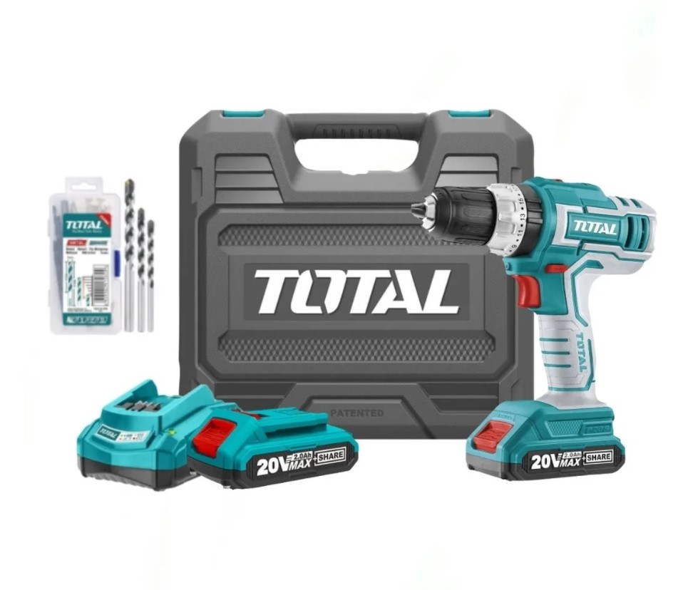 Ripley - TALADRO INALÁMBRICO M/PLASTICO 1/2 (13MM) 20V TOTAL