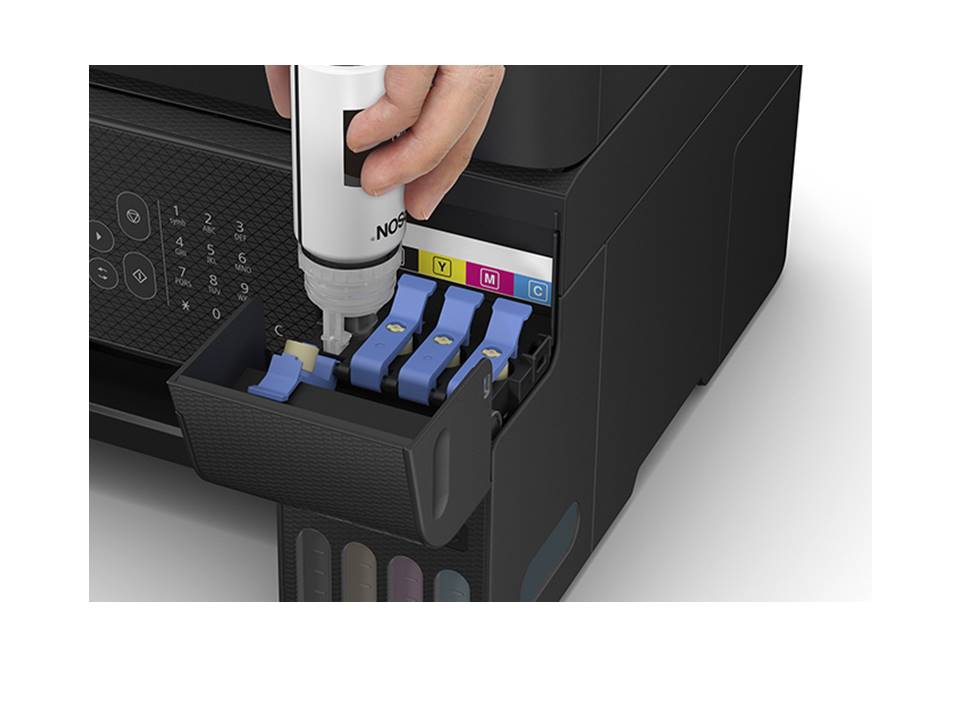 Ripley - IMPRESORA EPSON MULTIFUNCIONAL COMPACTA CON WIFI Y FAX ECOTANK  L5290