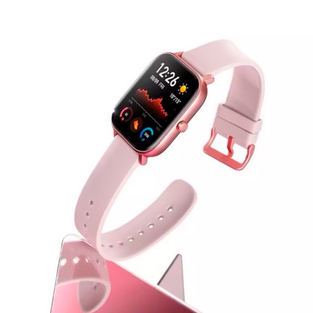 Ripley - SMARTWATCH AMAZFIT GTS ROSADO
