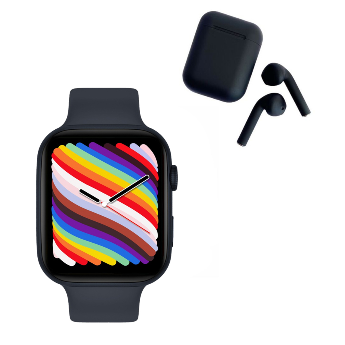 Ripley - SMARTWATCH HANDS UP D7 PRO MAX NEGRO Y AUDIFONO I12 NEGRO