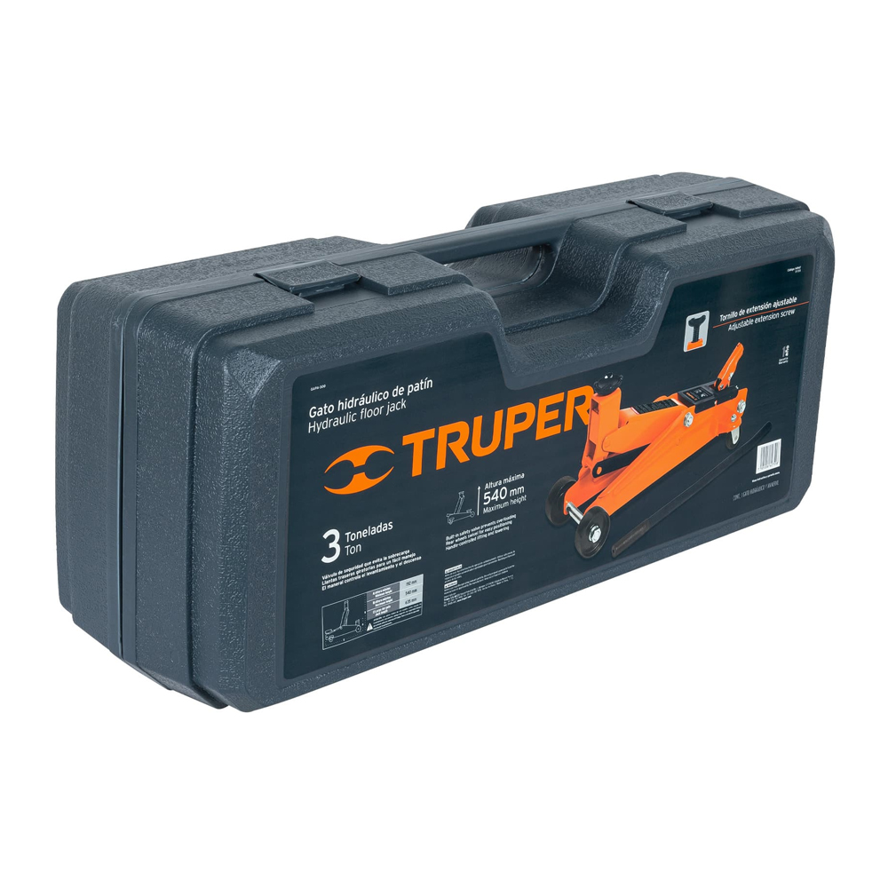Ripley - GATA HIDRAULICA TRUPER 14947 TIPO PATIN 3TN CON MALETIN
