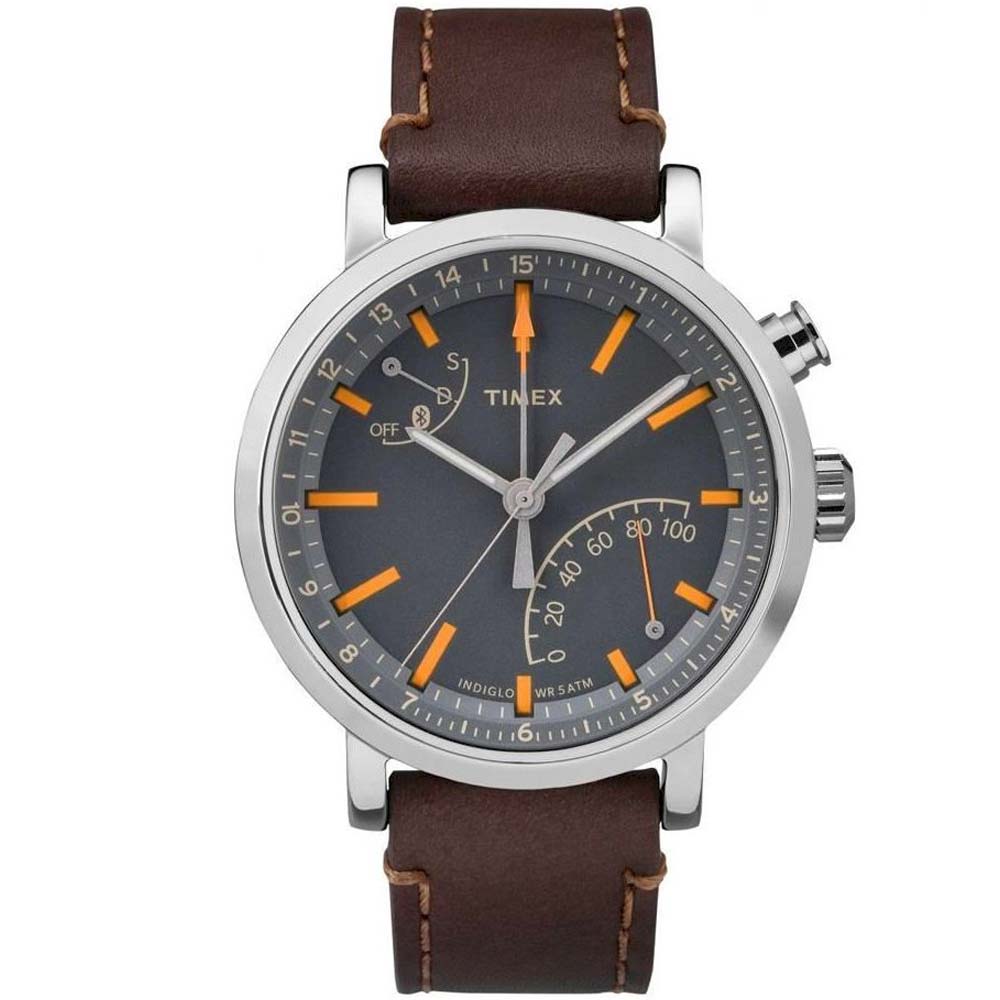 Ripley - RELOJ TIMEX METROPOLITAN TW2P92300 BLUETOOTH PARA HOMBRE LUZ DE  FONDO INDIGLO MARRÓN GRIS