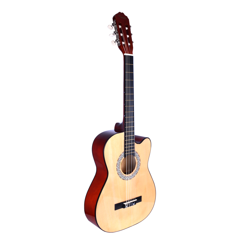 Ripley - GUITARRA CLASICA CUTAWAY 36' NATURAL LA ESPAÑOLA