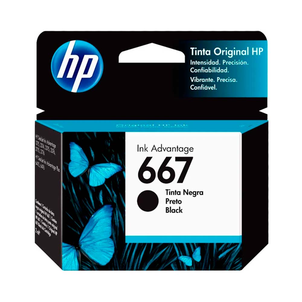 Ripley - CARTUCHO DE TINTA HP 667 NEGRO ORIGINAL