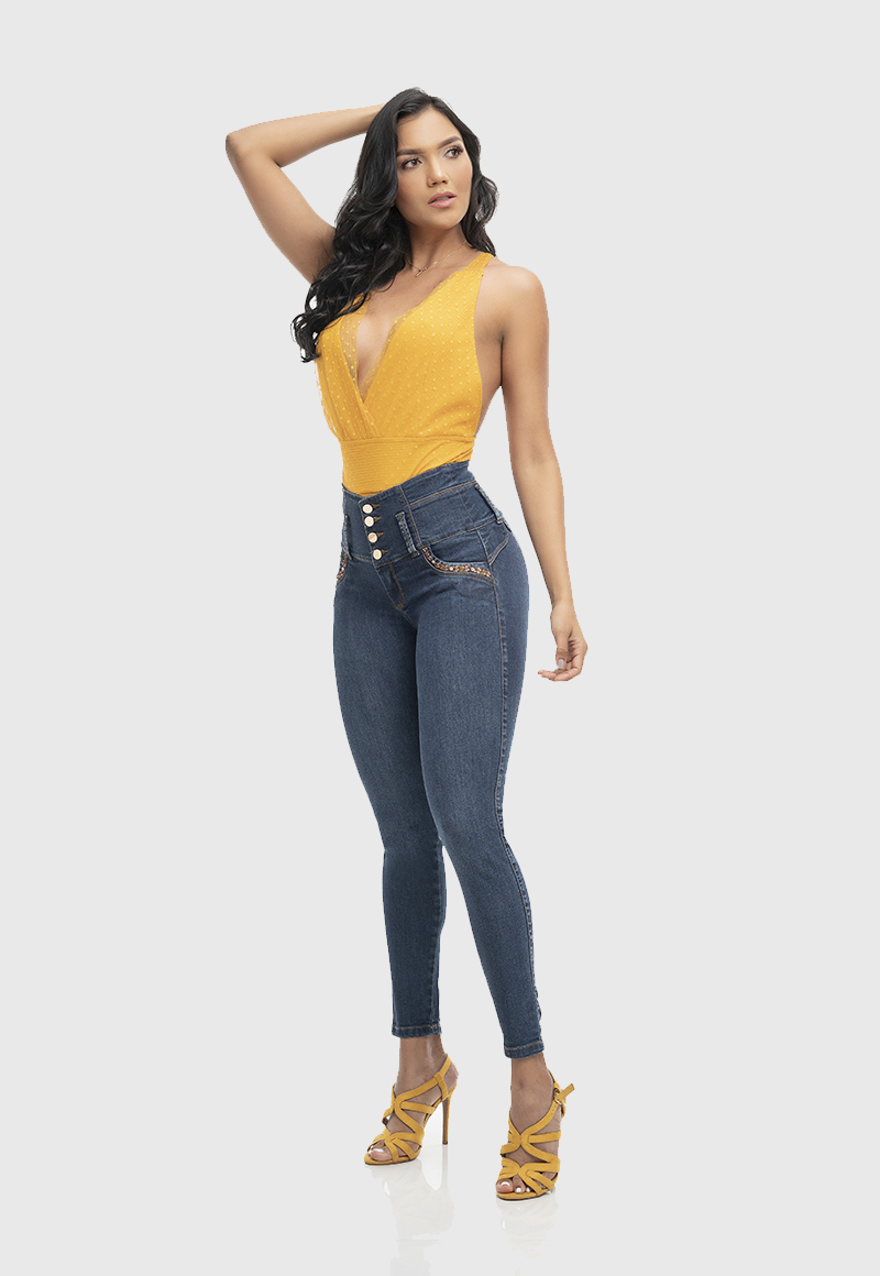 Ripley - JEANS MUJER LEVANTA COLA FASCINATE