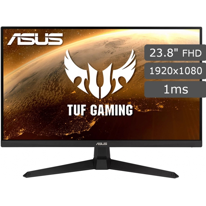 Ripley - MONITOR ASUS CURVO 23.8' TUF GAMING (VG24VQ1B), GAMING, 165HZ -  FHD, HDMI - DP, 1MS, FREESYNC