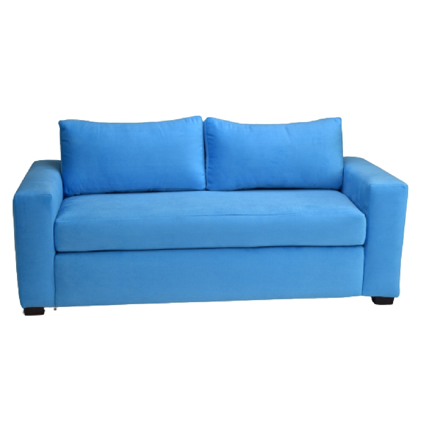 Ripley SOFÁ BILDUN ROMME MELISS 3 CUERPOS FELPA AZUL LIGERO