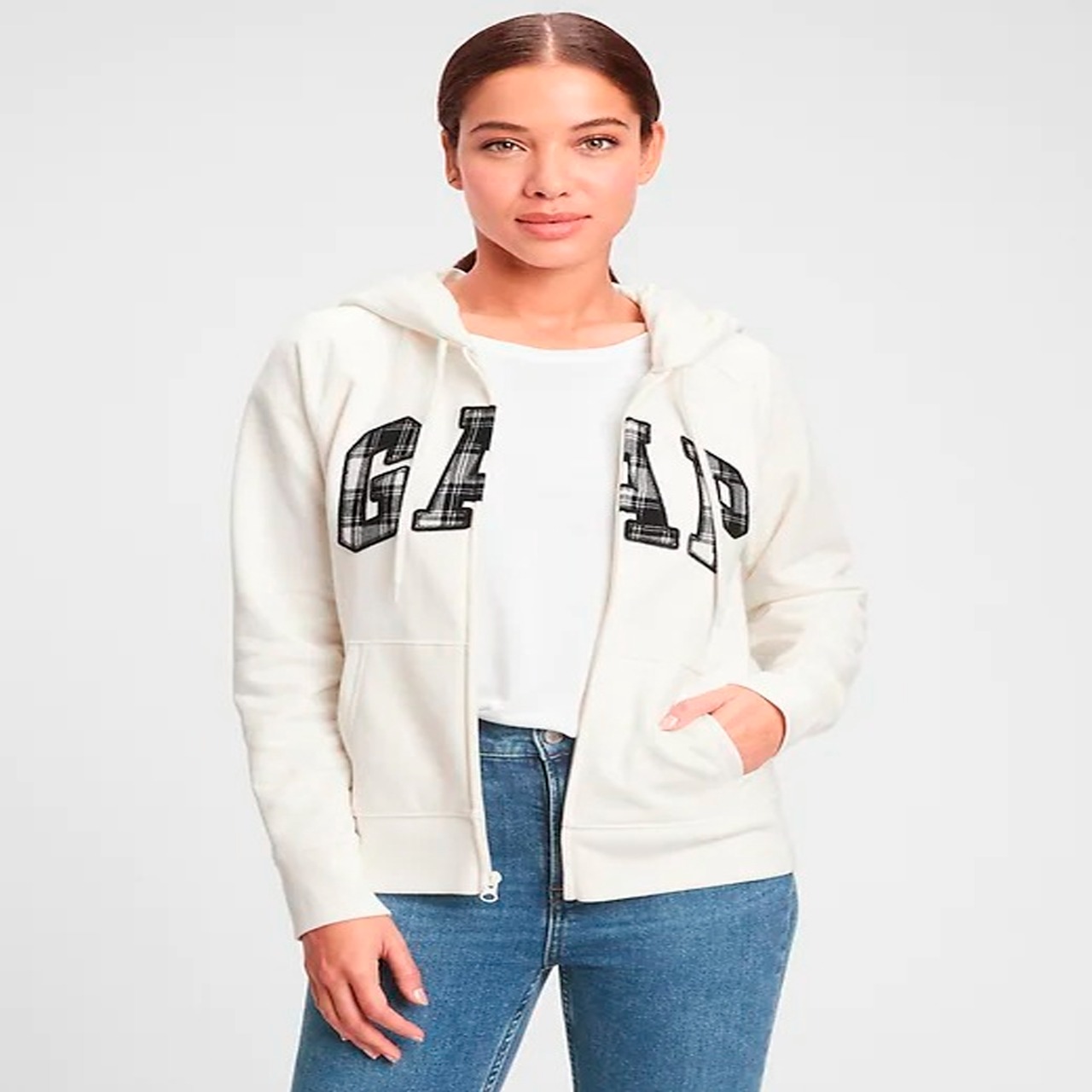 Ripley - POLERA GAP PARA MUJER CON CAPUCHA Y LOGO GAP