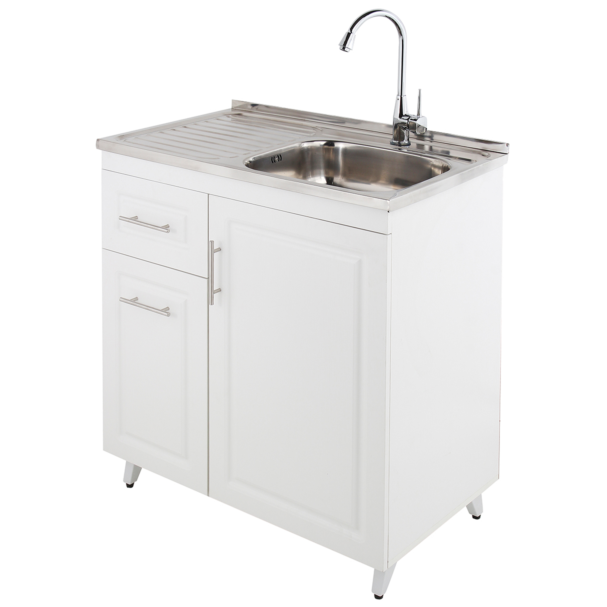 Ripley KIT MUEBLE LAVAPLATOS I DOMSA 80CM BLANCO PVCPI80