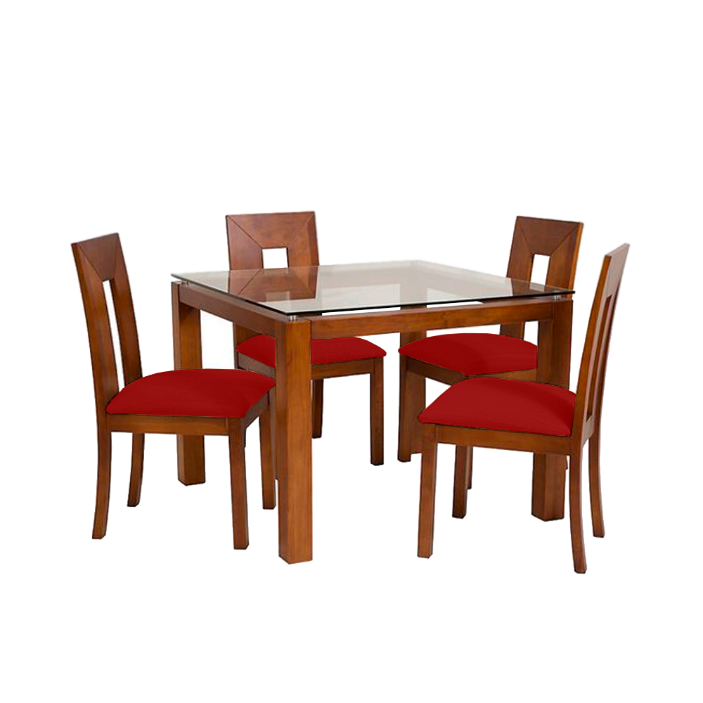 Ripley JUEGO DE COMEDOR HOME PREMIUM HONEY 4 SILLAS