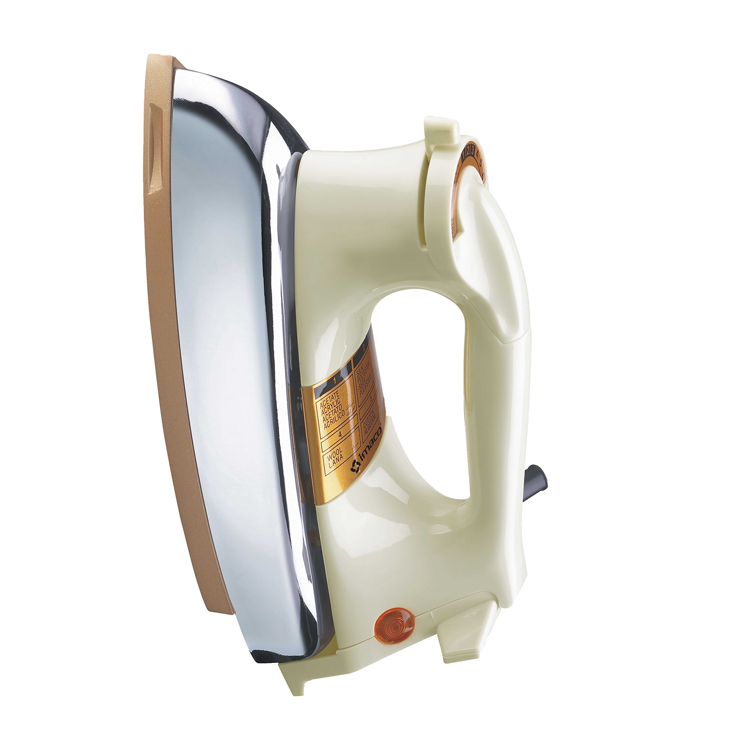Ripley - PLANCHA PESADA IMACO CON BASE ANTIADHERENTE I1900G-CREMA