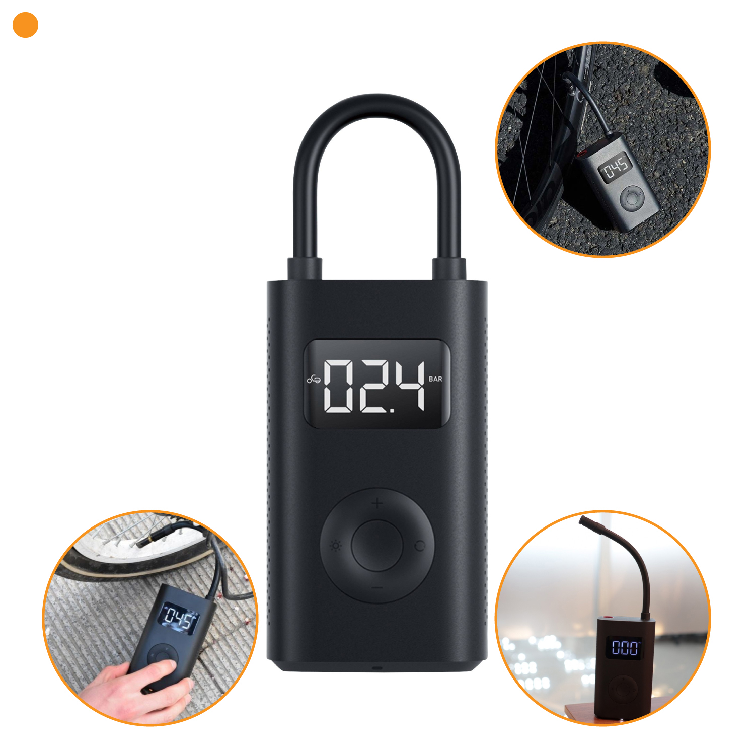 Ripley - XIAOMI COMPRESOR DE AIRE ELECTRICO PORTABLE - CON BATERIA DE 14.8WH