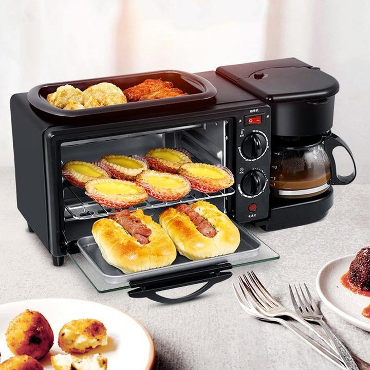 Ripley - HORNO DESAYUNADOR CAFETERA CON PLANCHA 3 EN 1
