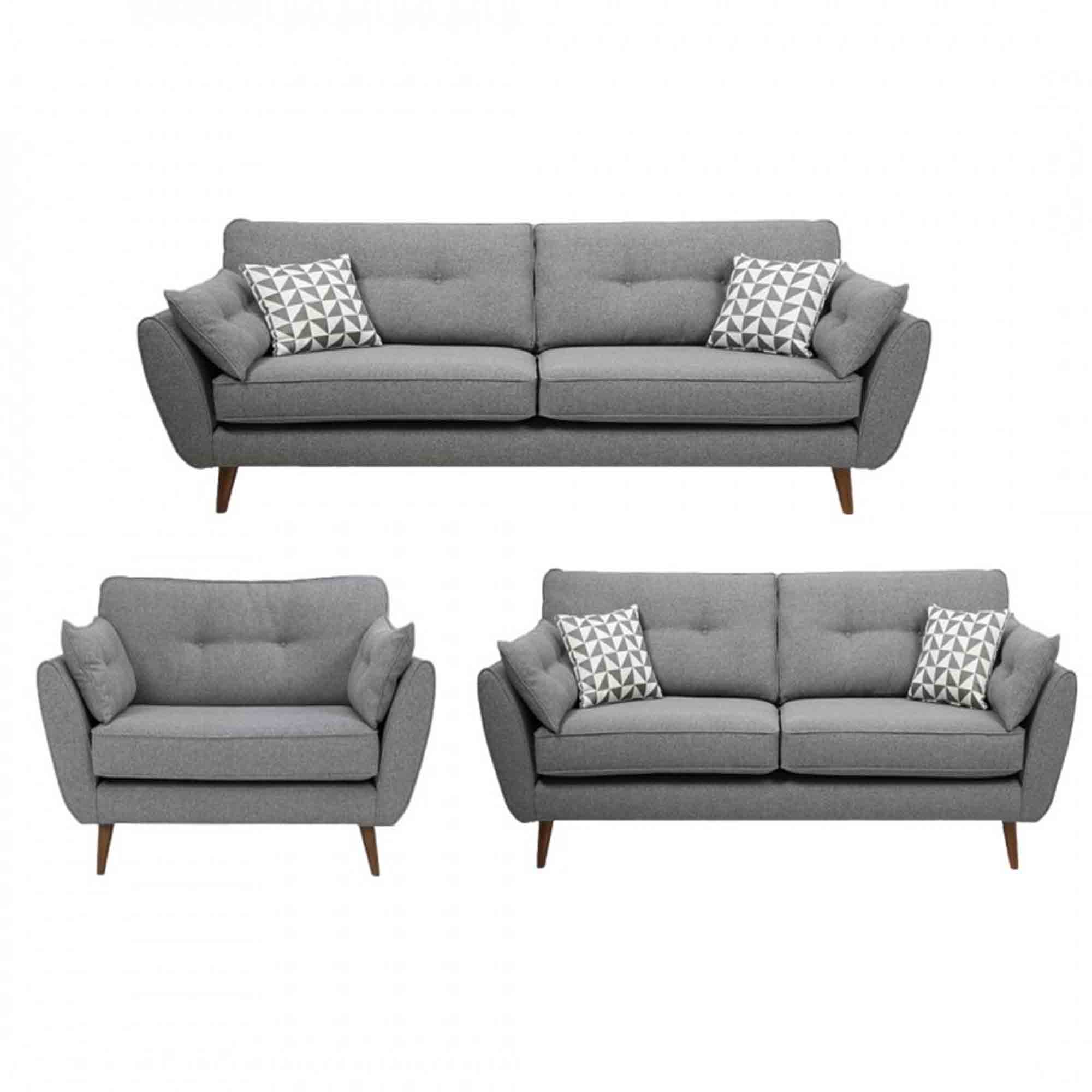 Ripley SYH JUEGO DE SALA VINTAGE 3 2 1 MARYORI NEGRO