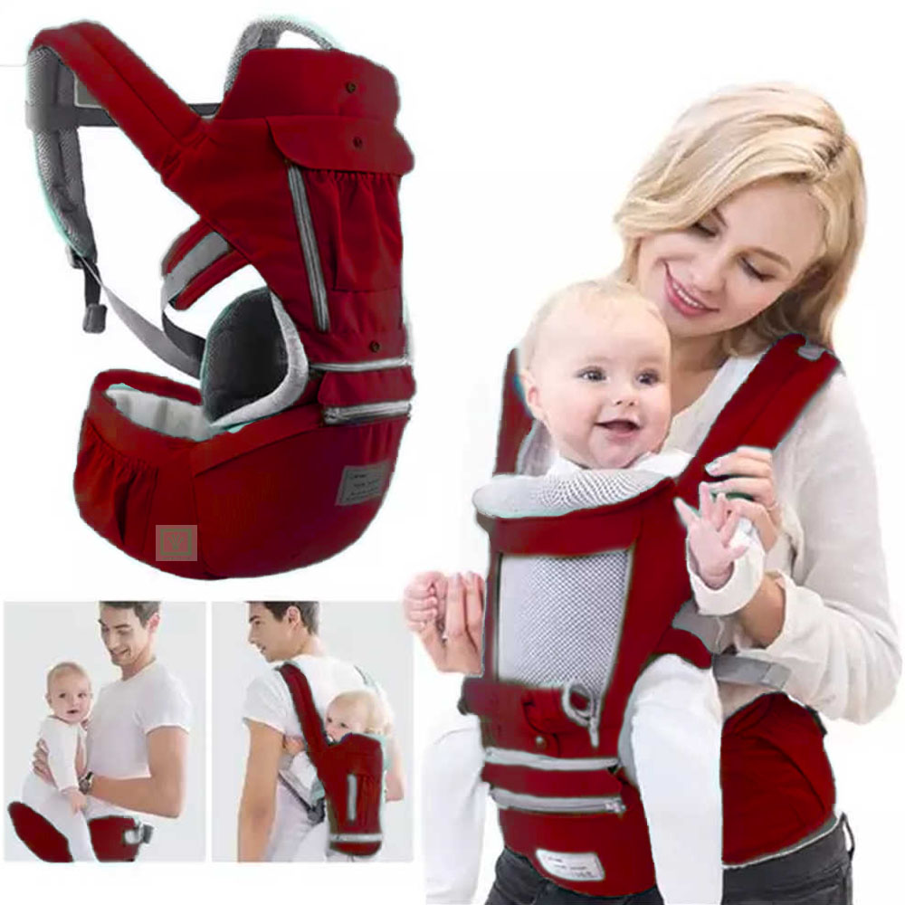 Ripley - CANGURO PARA BEBE ERGONÓMICO 3EN1 MULTIPOSICIÓN VINO