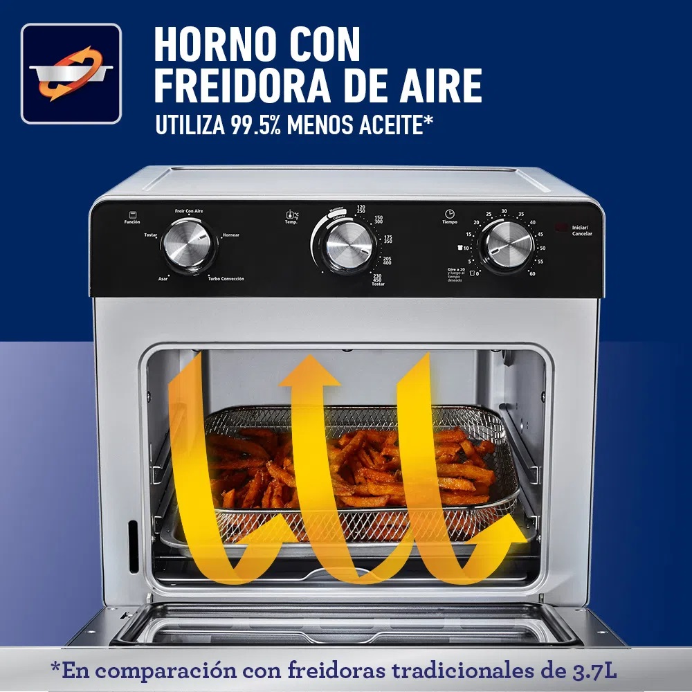 Ripley - OSTER HORNO ELÉCTRICO CON FREIDORA DE AIRE TSSTTVMAF1