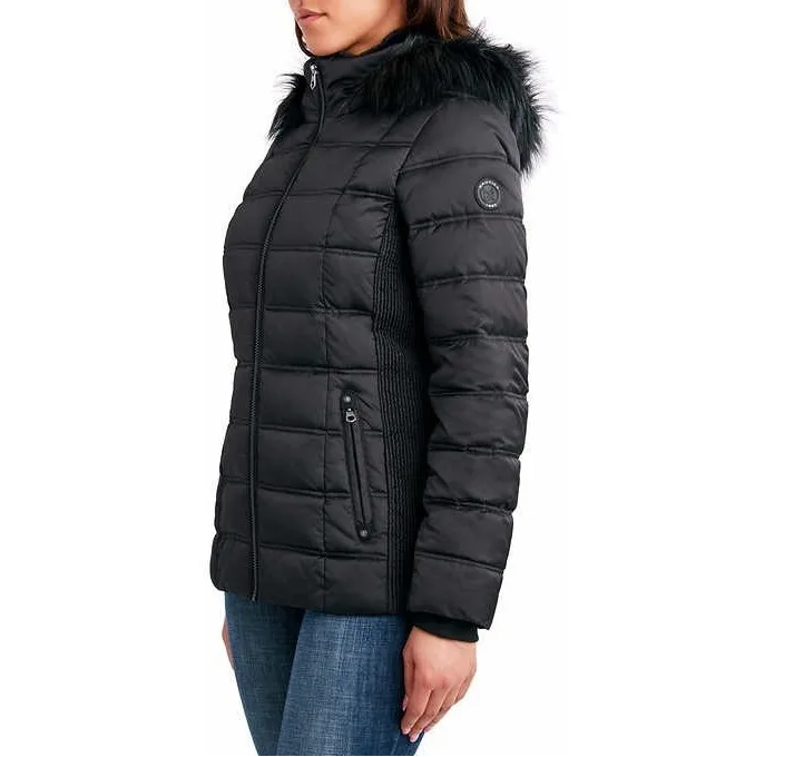 CASACA NAUTICA PUFFER MUJER NEGRO M