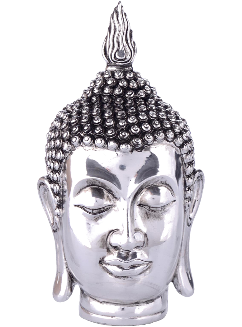 Ripley FIGURA DECORATIVA BUDA CABEZA JODHPUR SILVER