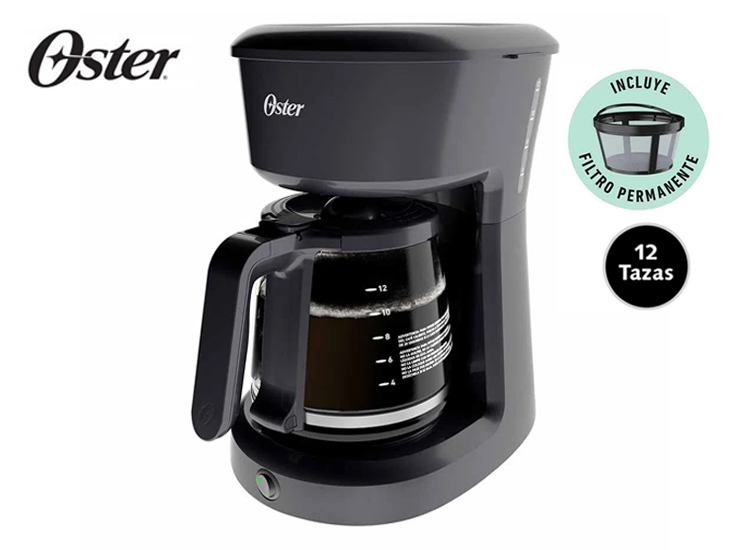 Ripley - OSTER CAFETERA DE 12 TAZAS CON FILTRO PERMANENTE 1000W BVSTDCS12B