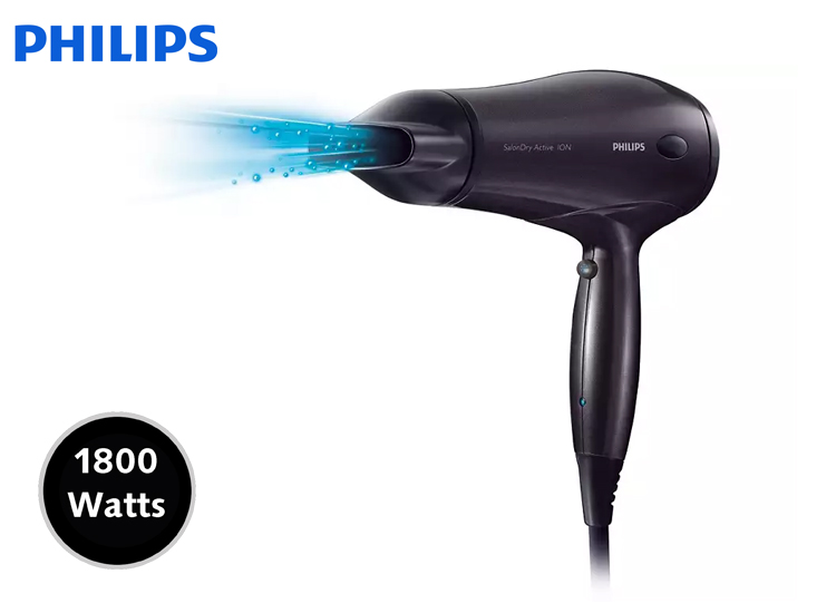 Ripley - PHILIPS SECADORA DE CABELLO SALONDRY ACTIVE ION 6VEL 1800W HP4935