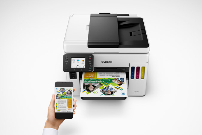 Ripley - CANON IMPRESORA MULTIFUNCIONAL BLANCO MAXIFY GX7010