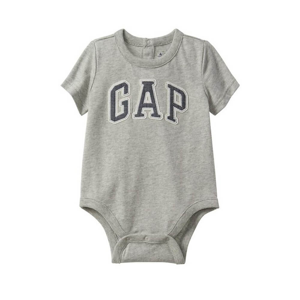 Ripley - ENTERIZO BABY GAP MANGA CORTA DE ALGODÓN COLOR GRIS PARA BEBÉ NIÑO