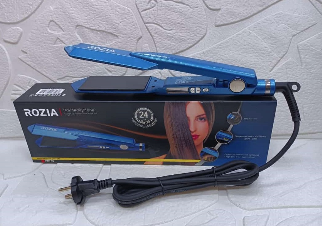 Ripley - PLANCHA SEMI-PROFESIONAL ROZIA DE CERÁMICA RÁPIDO CALENTAMIENTO  470°