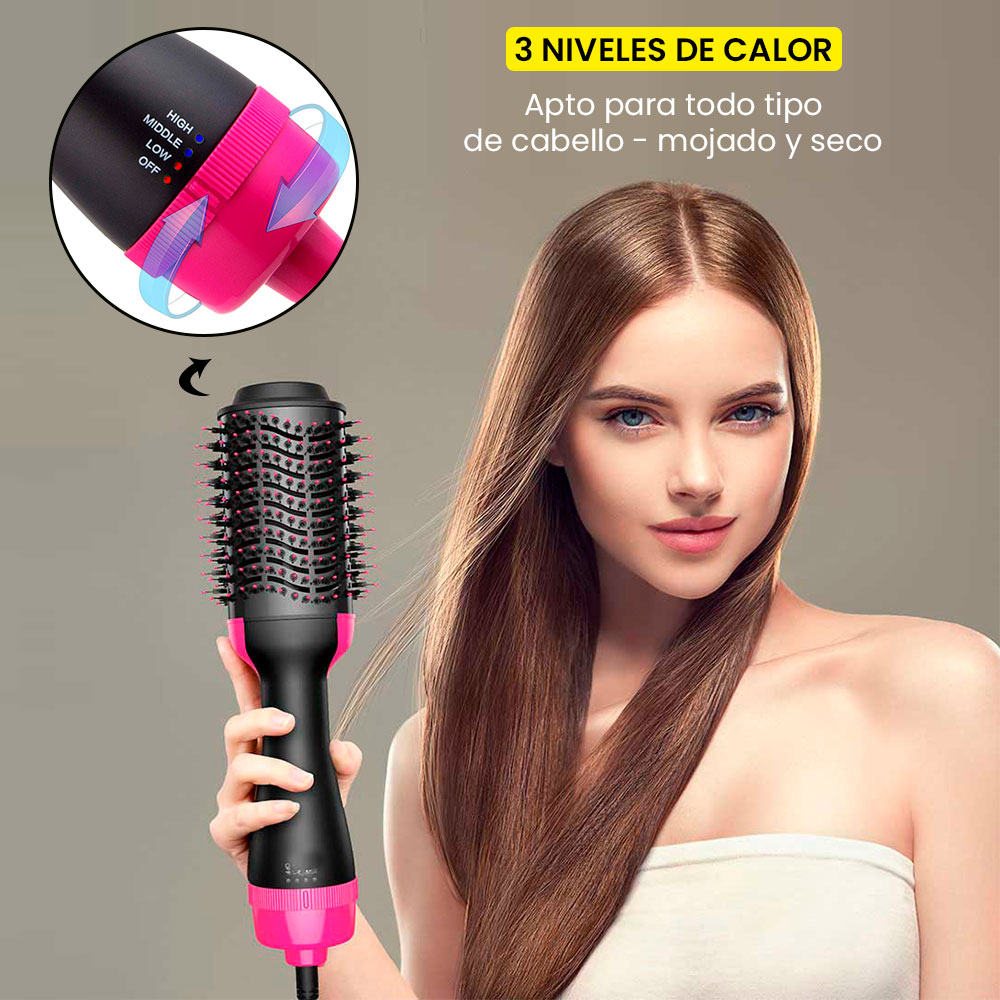 Ripley - COMBO CEPILLO SECADOR + DEPILADOR CORPORAL RECARGABLE