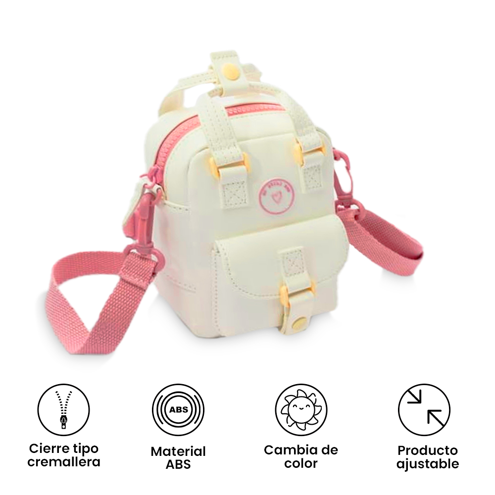 Ripley - MINI CARTERA QUE CAMBIA DE COLOR - ROSADO