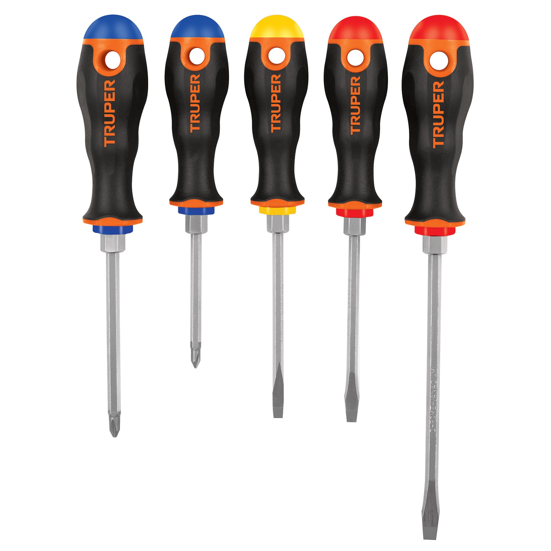 Ripley - JUEGO DE 5 DESARMADORES MANGO CONFORT GRIP - TRUPER