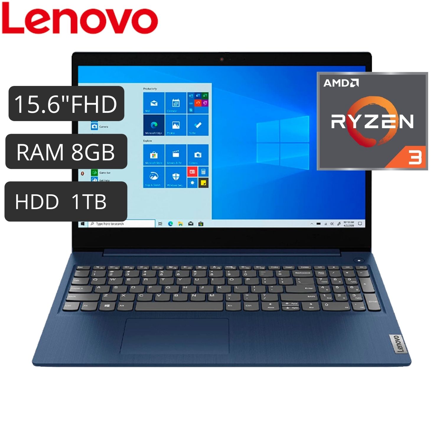 Captura De Pantalla Lenovo Ideapad 330 Ripley - LAPTOP LENOVO IDEAPAD 3, 15.6' FHD, AMD RYZEN 3 5300U,8GB 1TB FREE  DOS.